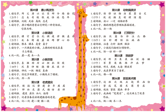 幼兒識字卡片